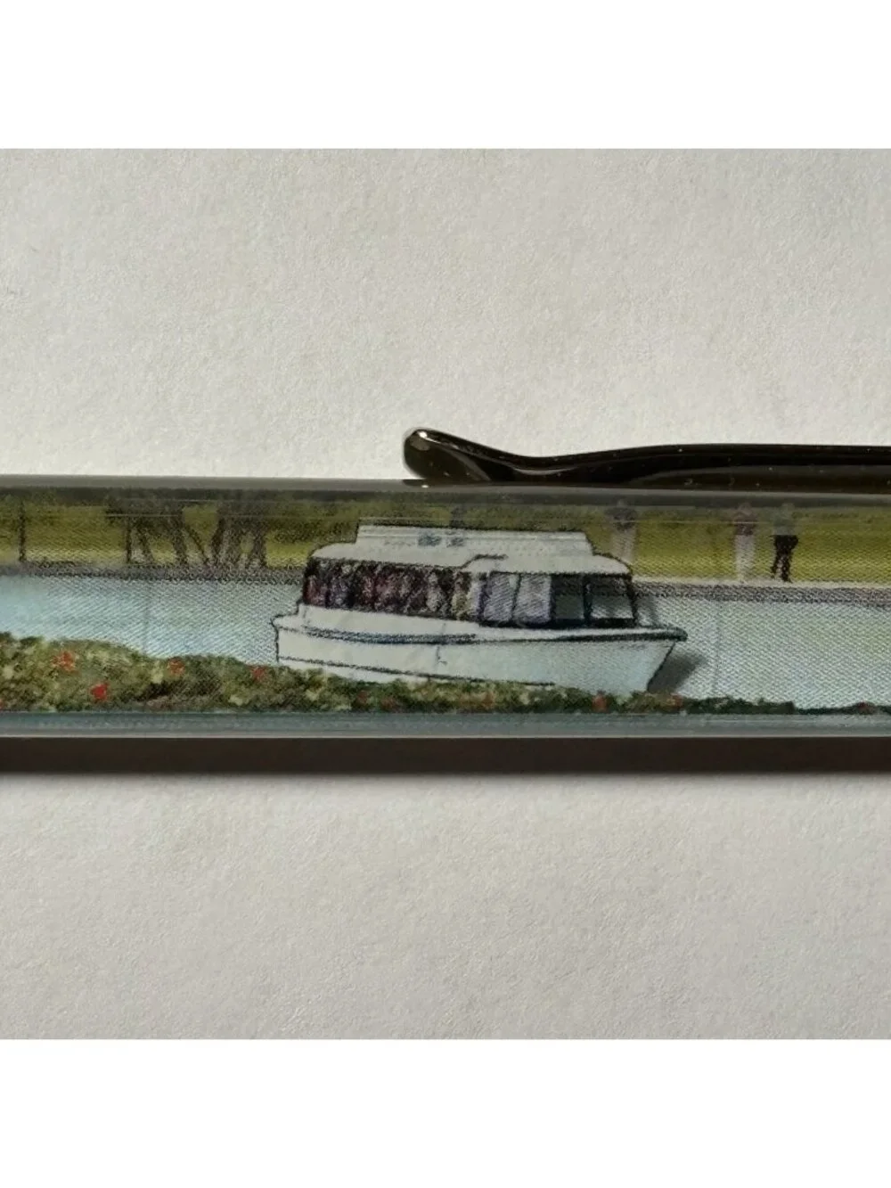 The Woodlands Texas Floaty Pen Boat Moves Advertising Collectible Promo Novelty